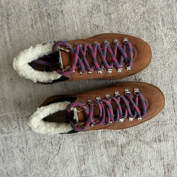 Schutz Lucille Brown Lace-Up Women's Shoes - Picture 3 of 6